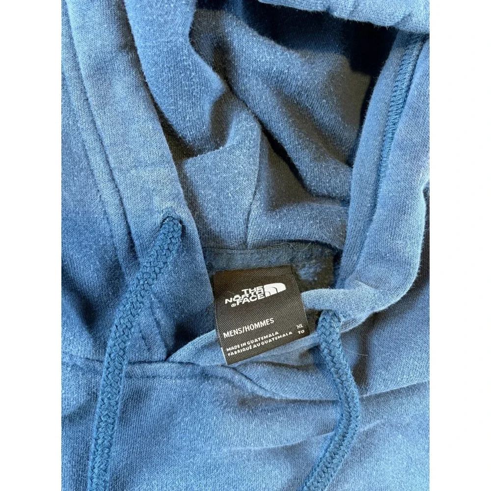 The North Face Mens XL Blue Half Dome Logo Pullover Hoodie Sweatshirt NF0A3FR1
